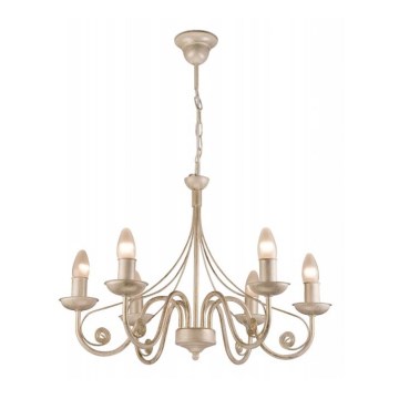 Chandelier on a chain DONATO 6xE14/40W/230V