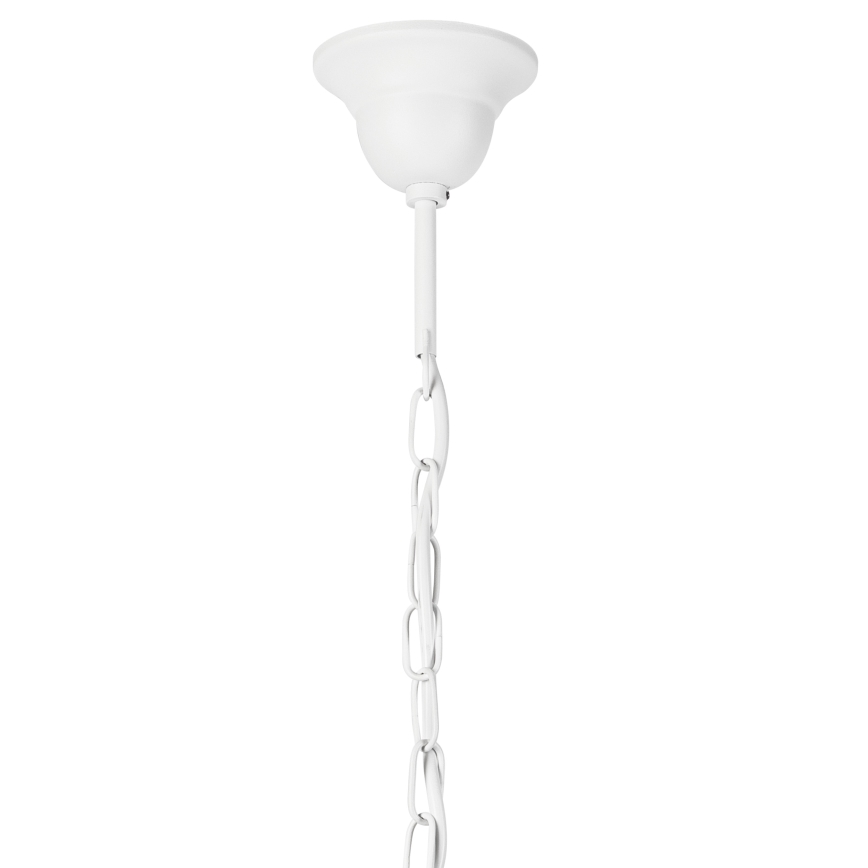 Chandelier on a chain DONATO 6xE14/40W/230V white