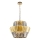 Chandelier on a chain DONNA 12xE14/40W/230V d. 55 cm gold