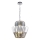 Chandelier on a chain DONNA 9xE14/40W/230V d. 45 cm matte chrome
