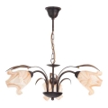 Chandelier on a chain DUCATTI 3xE14/10W/230V bronze