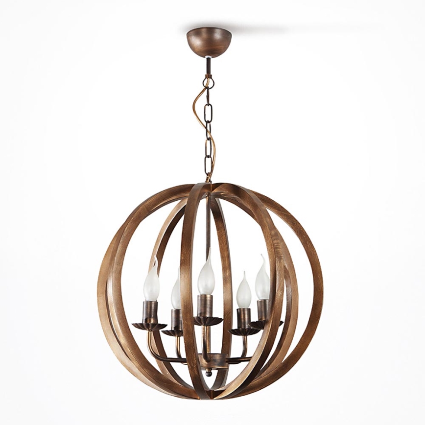 Chandelier on a chain EMPIRE 5xE14/40W/230V