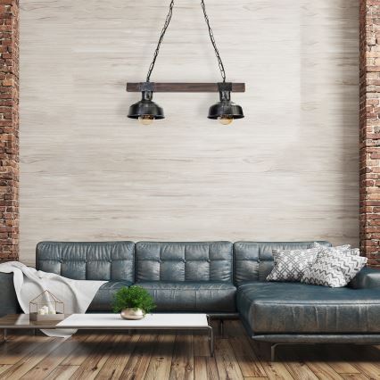 Chandelier on a chain FARO 2xE27/60W/230V