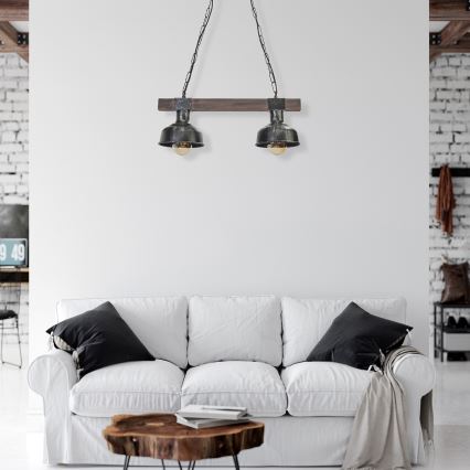 Chandelier on a chain FARO 2xE27/60W/230V