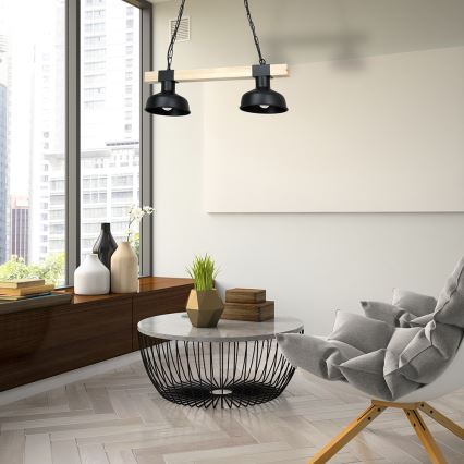 Chandelier on a chain FARO 2xE27/60W/230V