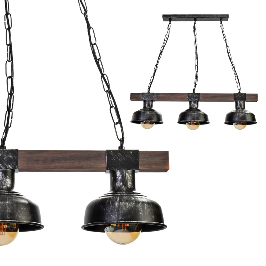 Chandelier on a chain FARO 3xE27/60W/230V