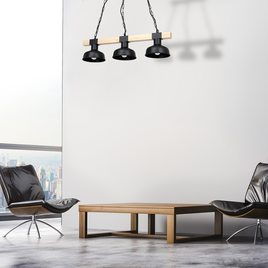 Chandelier on a chain FARO 3xE27/60W/230V