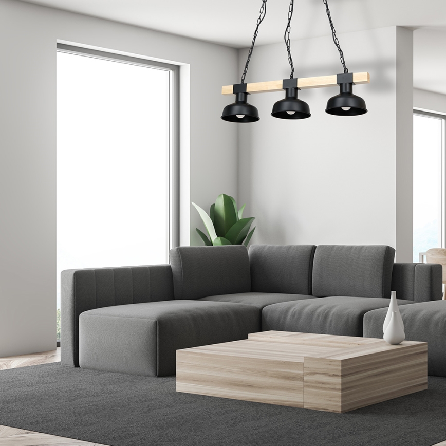 Chandelier on a chain FARO 3xE27/60W/230V