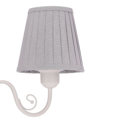 Chandelier on a chain FIREZ 3xE27/40W/230V white/grey