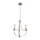 Chandelier on a chain GINA 3xE27/60W/230V matte chrome