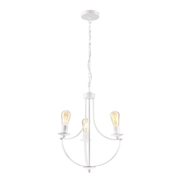 Chandelier on a chain GINA 3xE27/60W/230V white