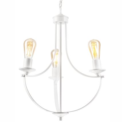 Chandelier on a chain GINA 3xE27/60W/230V white