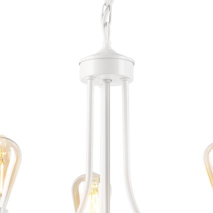 Chandelier on a chain GINA 3xE27/60W/230V white