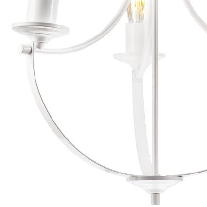 Chandelier on a chain GINA 3xE27/60W/230V white