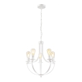 Chandelier on a chain GINA 5xE27/60W/230V white