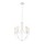 Chandelier on a chain GINA 5xE27/60W/230V white