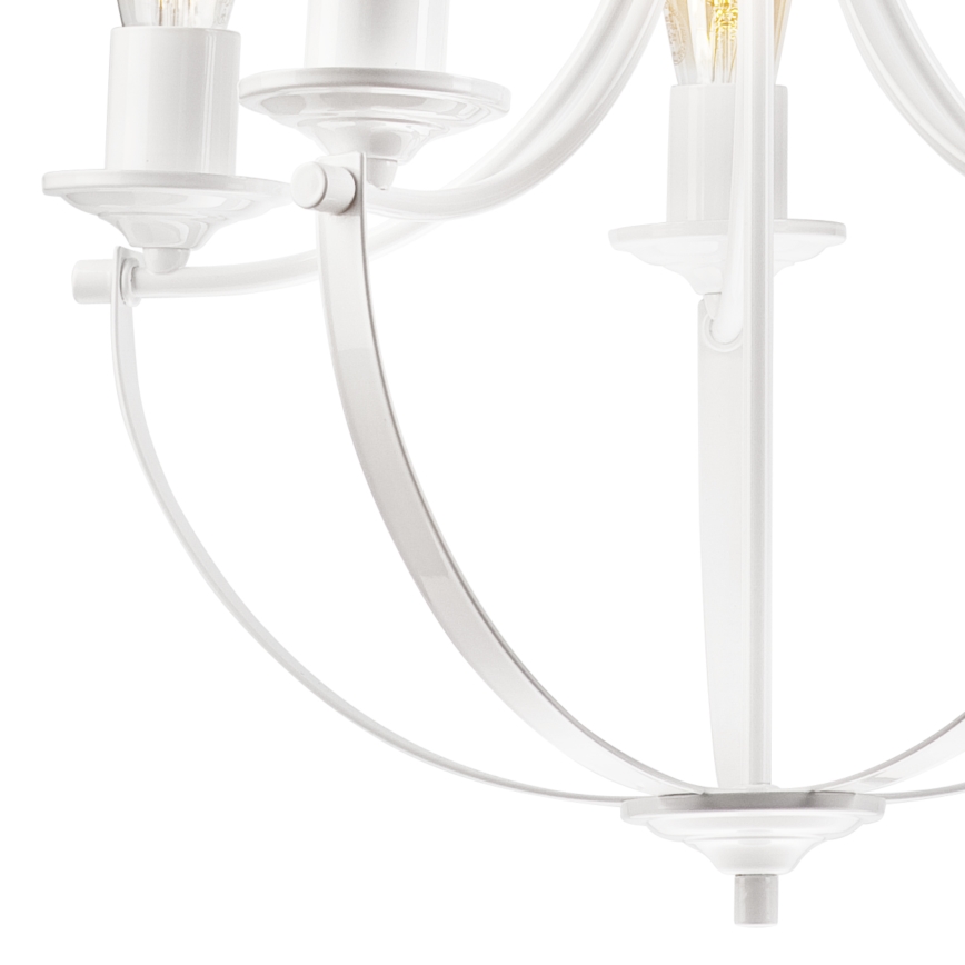 Chandelier on a chain GINA 5xE27/60W/230V white