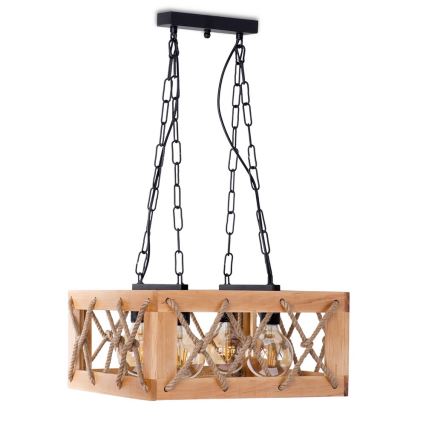 Chandelier on a chain GRANGE 4xE27/60W/230V