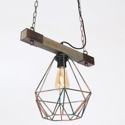 Chandelier on a chain HAKON 1xE27/60W/230V