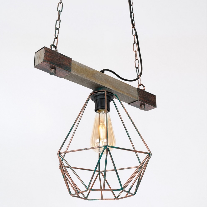 Chandelier on a chain HAKON 1xE27/60W/230V