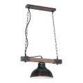 Chandelier on a chain HAKON 1xE27/60W/230V patina