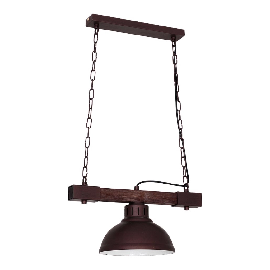 Chandelier on a chain HAKON 1xE27/60W/230V pine