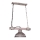 Chandelier on a chain HAKON 1xE27/60W/230V pine