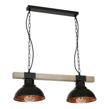 Chandelier on a chain HAKON 2xE27/60W/230V