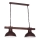 Chandelier on a chain HAKON 2xE27/60W/230V pine