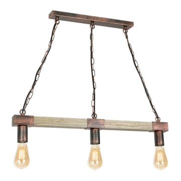 Chandelier on a chain HAKON 3xE27/60W/230V