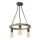Chandelier on a chain HAKON 3xE27/60W/230V