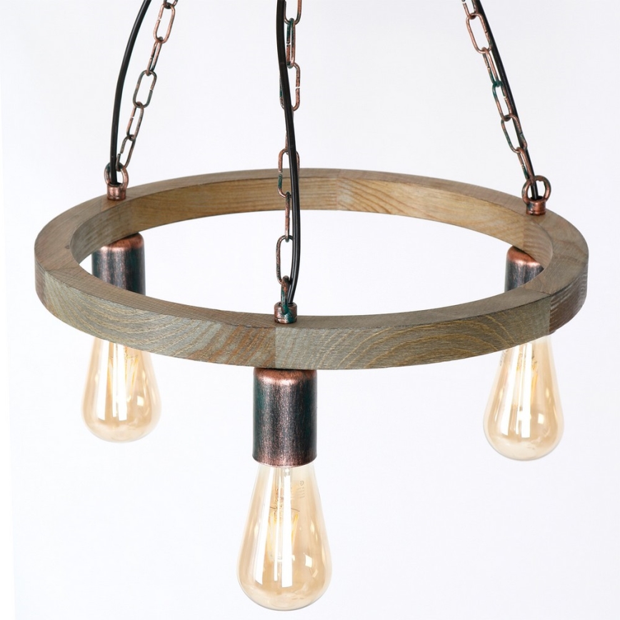 Chandelier on a chain HAKON 3xE27/60W/230V