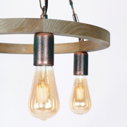 Chandelier on a chain HAKON 3xE27/60W/230V