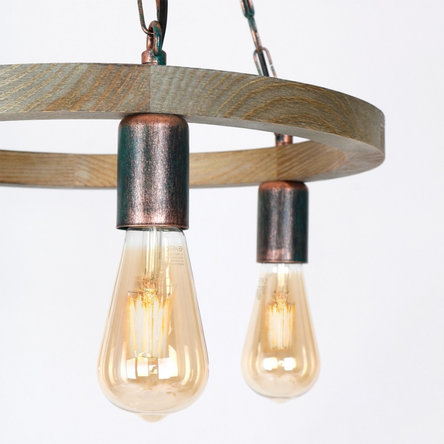 Chandelier on a chain HAKON 3xE27/60W/230V