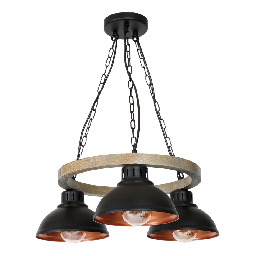 Chandelier on a chain HAKON 3xE27/60W/230V