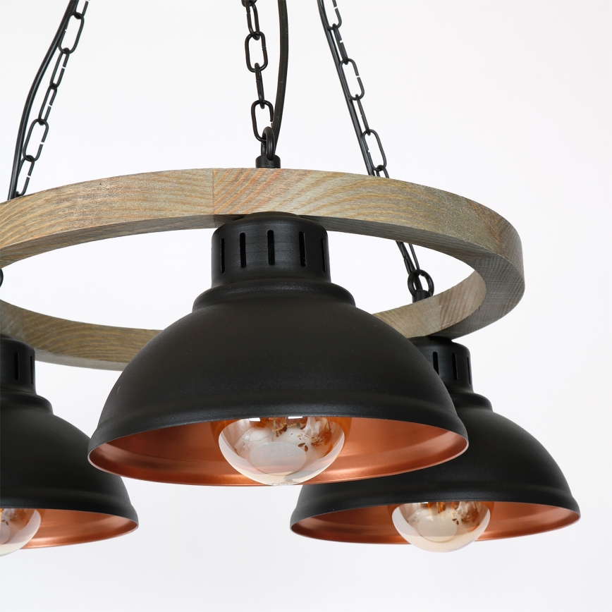 Chandelier on a chain HAKON 3xE27/60W/230V