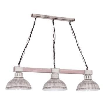 Chandelier on a chain HAKON 3xE27/60W/230V light