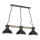 Chandelier on a chain HAKON 3xE27/60W/230V patina