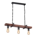 Chandelier on a chain HARD 3xE27/60W/230V