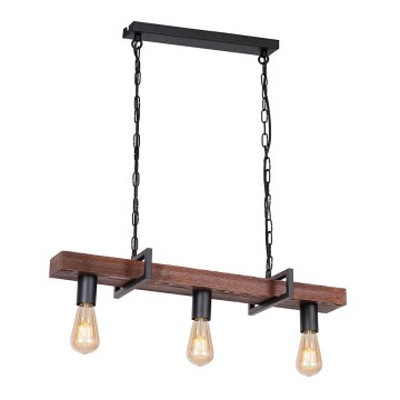 Chandelier on a chain HARD 3xE27/60W/230V