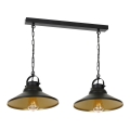 Chandelier on a chain IRON 2xE27/60W/230V