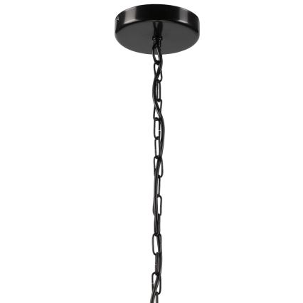 Chandelier on a chain JASPER 4xE27/60W/230V beech/beige