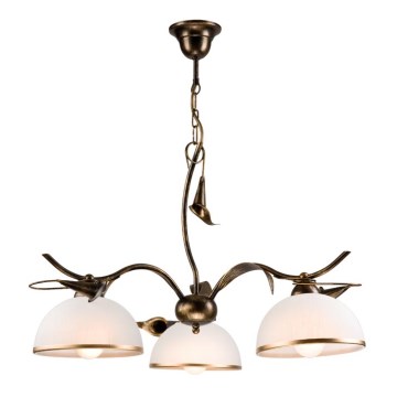 Chandelier on a chain KALIA 3xE27/60W/230V