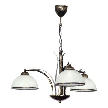 Chandelier on a chain KORFU 3xE27/60W/230V