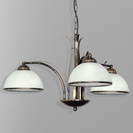 Chandelier on a chain KORFU 3xE27/60W/230V