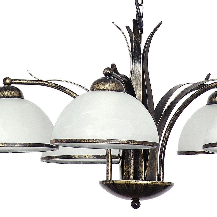Chandelier on a chain KORFU 5xE27/60W/230V