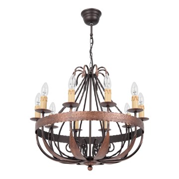 Chandelier on a chain LOARA 10xE14/60W/230V