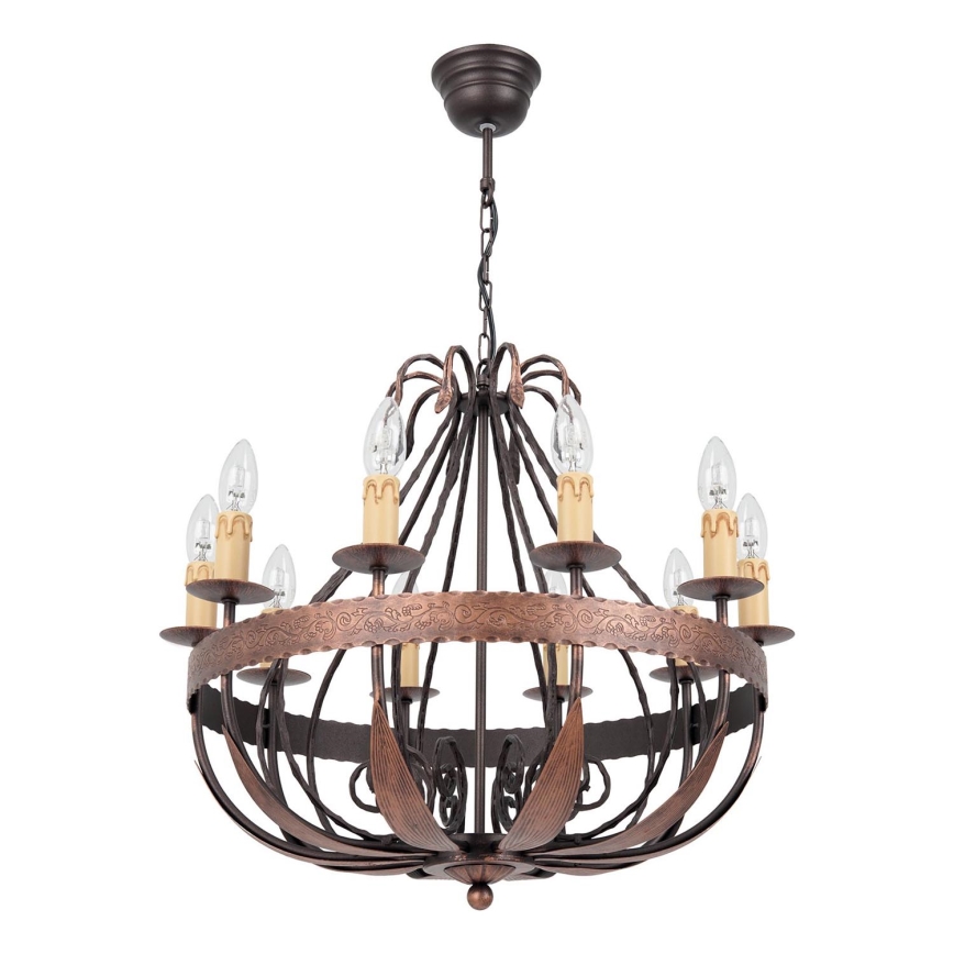 Chandelier on a chain LOARA 10xE14/60W/230V
