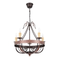 Chandelier on a chain LOARA 5xE14/60W/230V