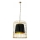 Chandelier on a chain LONGIS 2xE27/60W/230V d. 60 cm gold/black